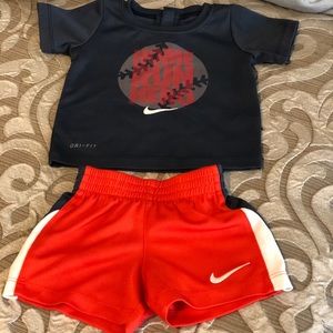 Baby Boys Nike Dri-Fit Short Set